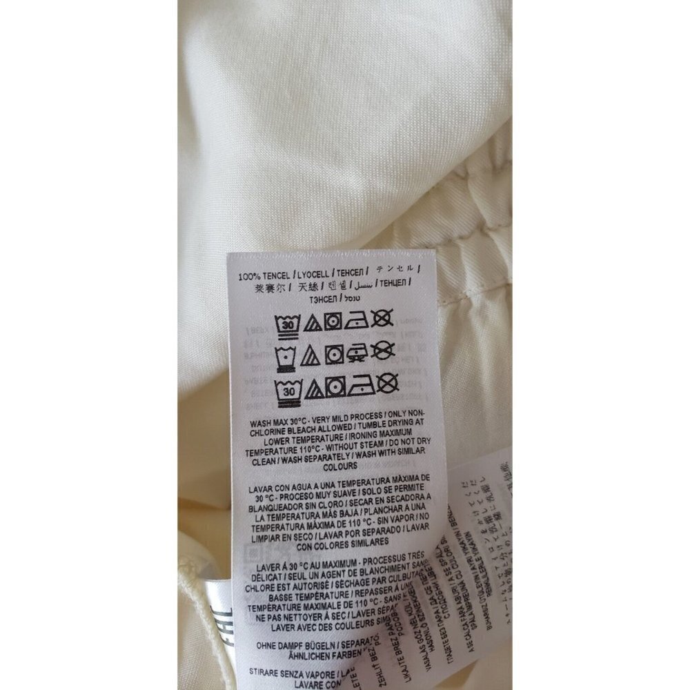 NWT GUESS ELLIS LONG SLEEVE WHITE SHIRT STYLE DRESS LARGE - Picture 10 of 14